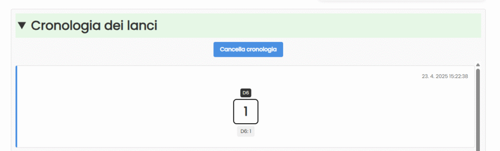 Cronologia dei lanci