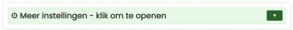 Meer instellingen klik om te openen
